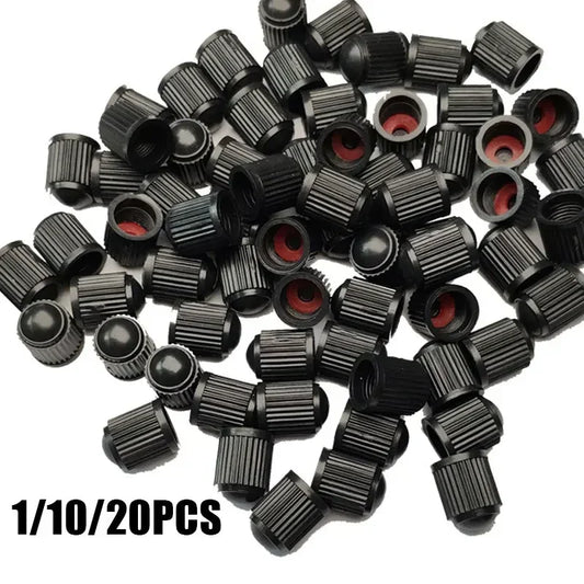 1/10/20PCS Car Tire Valve Plastic Bike Caps - Dustproof and Airtight Covers for Cars, Motorbikes, Trucks, and Bicycles