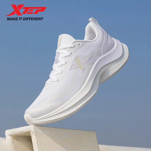 Xtep Women's Running Shoes - Comfortable Lightweight Sports Shoes with Breathable Mesh and Cushioning