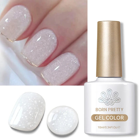 BORN PRETTY 10ml Snow Glitter Gel Nail Polish
