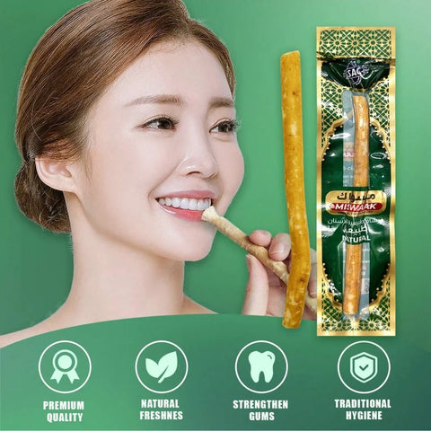 Natural Miswak Toothbrush - Traditional Dental Care