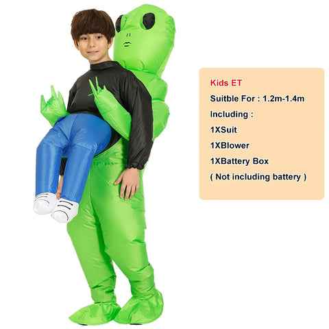 ET-Aliens Inflatable Costume - Scary Monster Cosplay for All Ages