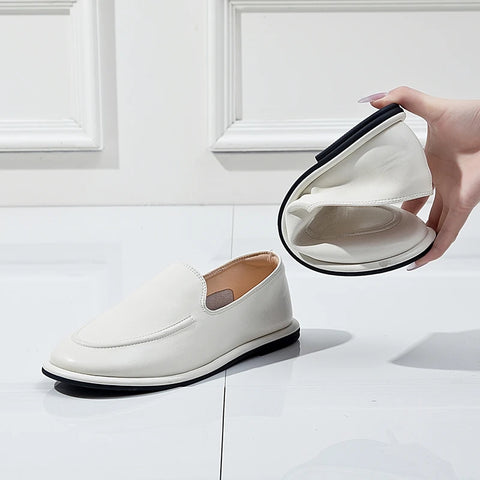 AIYUQI dames loafers van echt leer - lente 2025 editie