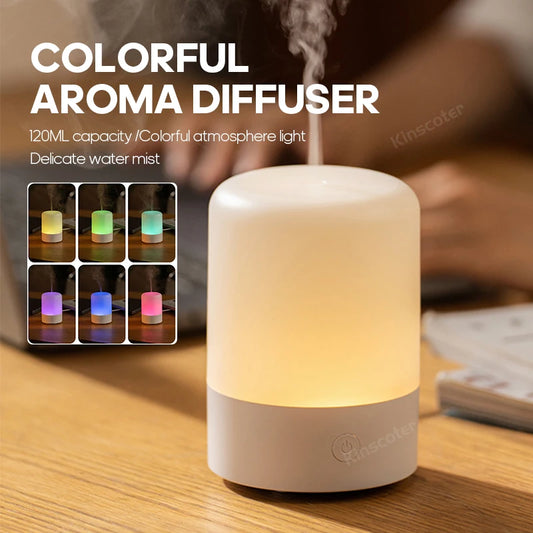 2024 Simple Aroma Diffuser - Desktop Mini Air Humidifier with RGB Light