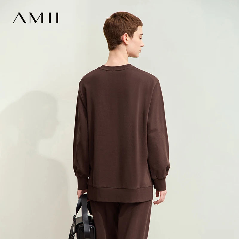 Amii Minimalism Hoodies for Women - Autumn 2025