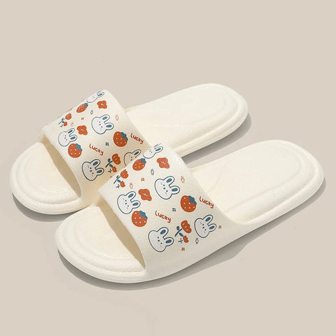 Cartoon opvouwbare pantoffels voor dames en meisjes 