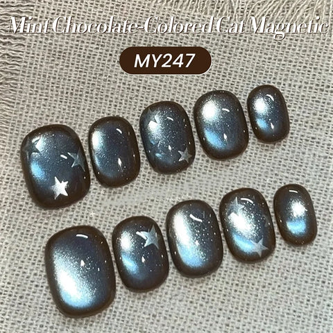 BORN PRETTY 10ml Mint Chocolate Cat Magnetic Gel Nail Polish