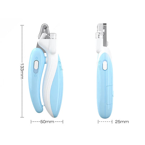Professionele nagelknipper voor huisdieren met LED-lampje - ideaal voor honden, katten en kleine dieren 
