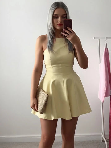 TRAF 2025 Mouwloze midi-jurk voor dames