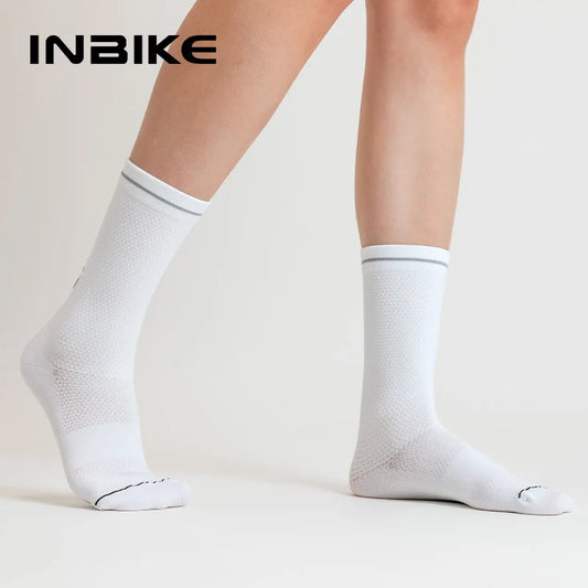 INBIKE Women Compression Running Socks - Moisture Wicking Athletic Support for Hiking, Basketball, and Cycling