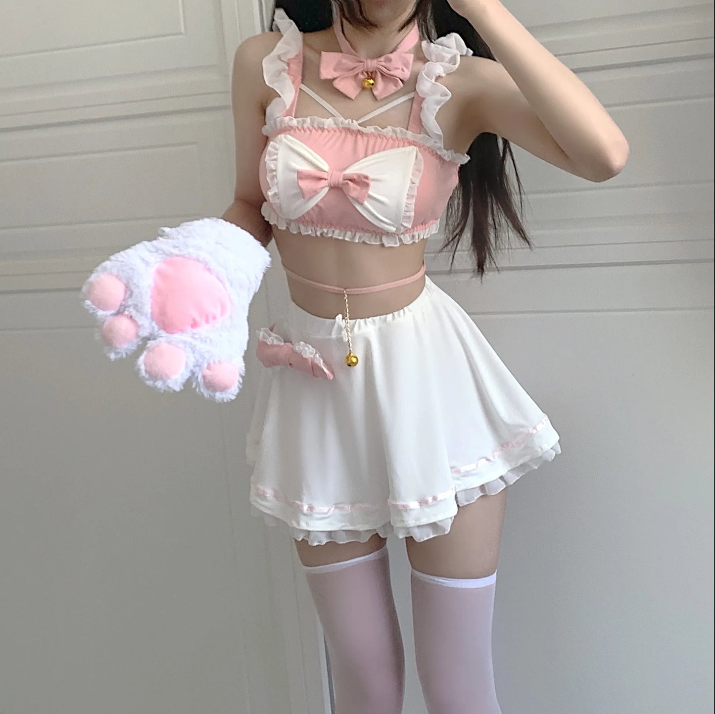 Anime Kawaii Lolita Maid Dress Set