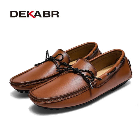 DEKABR Vintage Loafers voor Heren - Lente Mode Slip-on Schoenen