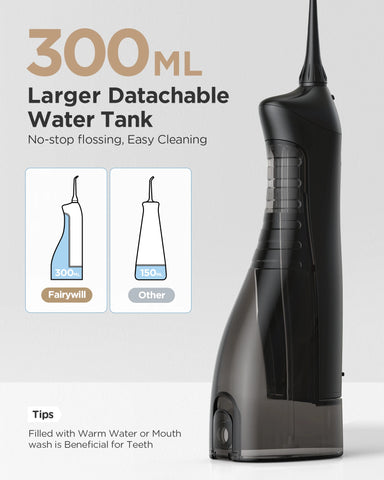 Fairywill Portable Water Dental Flosser