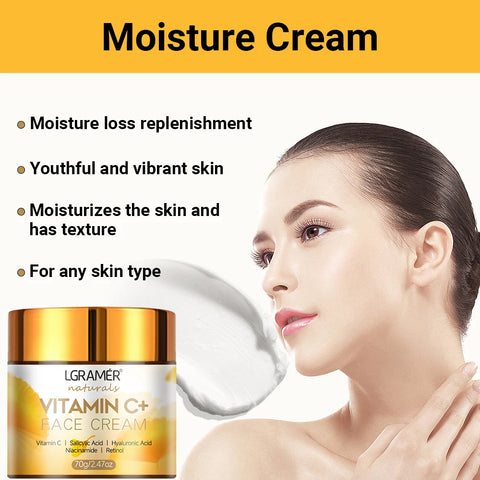 Vitamin C Retinol Face Cream for Youthful Skin
