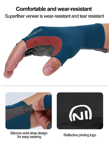 INBIKE Zomer MTB Fiets Handschoenen voor Heren - Halfvinger Gel Gevoerde Fiets Handschoenen