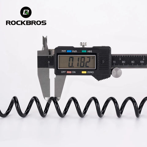 ROCKBROS Mini Wachtwoordslot Fietsslot - 4-cijferige combinatie Anti-diefstal Stalen Kabelketting