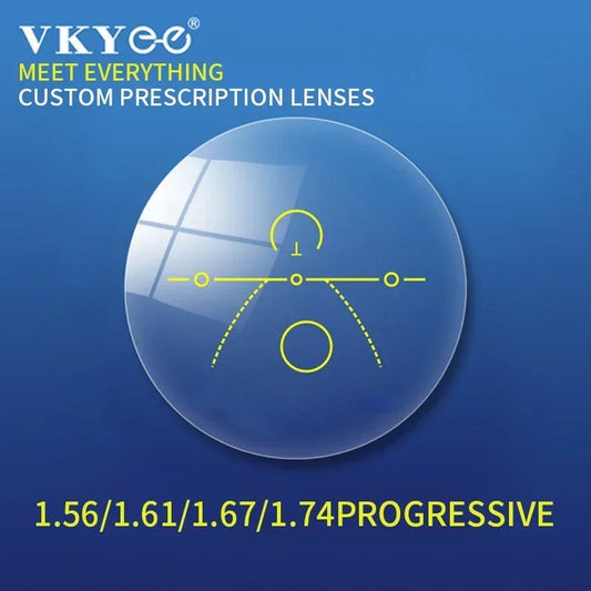 Progressive Multifocal Glasses with Custom Prescription