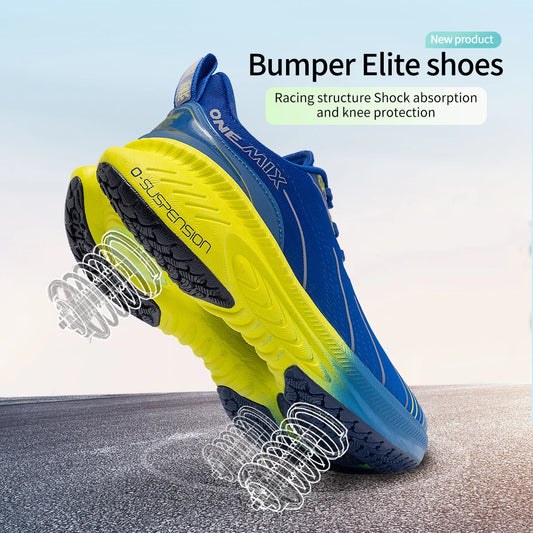 ONEMIX Ultra-Light Men's Running Shoes for Outdoor Fitness - Anti-skid Cushioning Support Sneakers