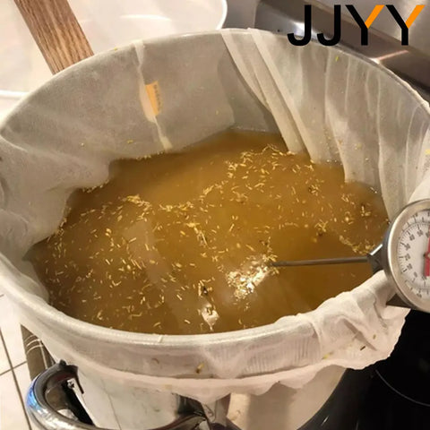 JJYY Beer Homebrew Filter Bag - Nylon Mesh Strainer for Brewing and Juicing