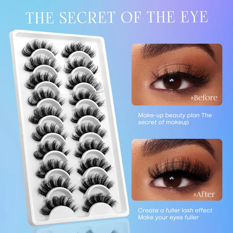 GROINNEYA 3D Mink Lashes - 5/10 paar