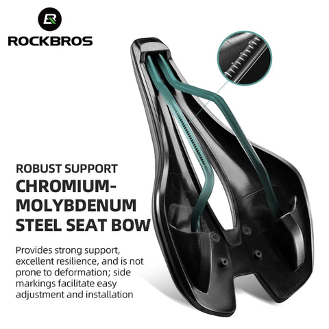 ROCKBROS Ultralight Hollow Comfortable Bicycle Saddle for MTB and Road Cycling
