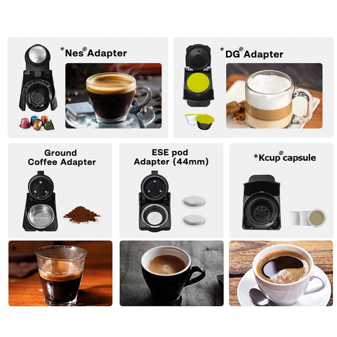 HiBREW 5in1 Coffee Machine - Multiple Capsule Espresso Maker