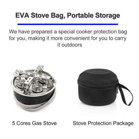 Widesea 8800W Portable Gas Stove for Camping and Outdoor Cooking