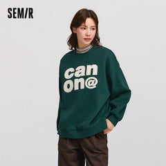 Semir Women's Trendy Oversized Fleece Sweater