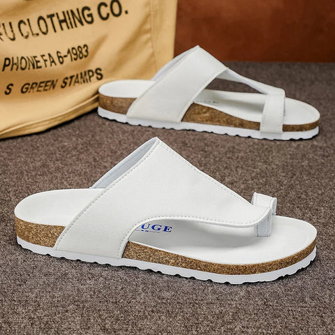 Slippers met kurken voetbed - Antislip zomersandalen