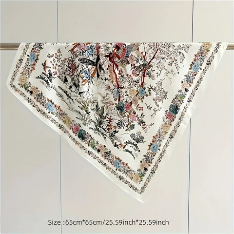 Vintage Floral Women's Scarf Bandana Headband