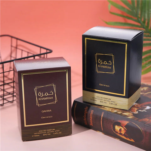Arab Brand Leather Notes Perfume - Unisex Fresh Romantic Fougere Scent with Woody Notes