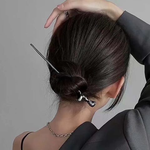2024 Chinese Style Vintage Hair Sticks - Elegant Chopstick Hairpins for Women