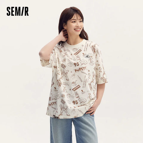 Semir T-shirt met korte mouwen voor dames Popeye Co-branded 2024