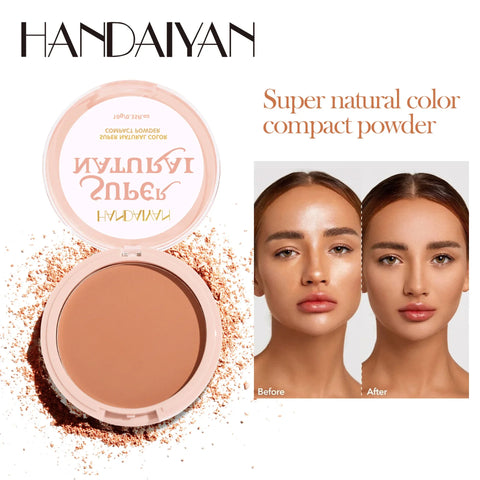 8 Color Matte Face Pressed Powder - 24 Hour Oil Control & Waterproof Foundation