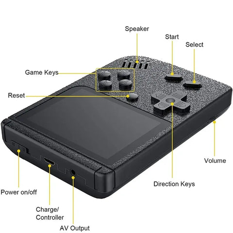 GAMINJA GC26 Retro Portable Mini Handheld Game Console