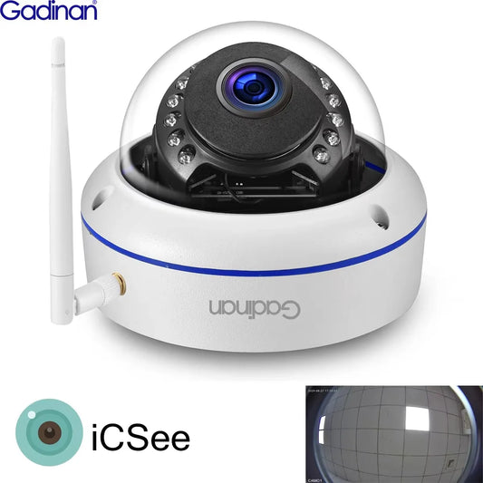 Gadinan Vandal-proof 5MP Wifi Fisheye Camera