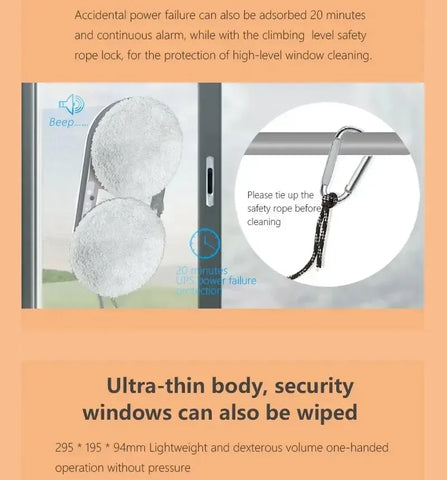 DIVEDEER Fully Automatic Window Cleaner