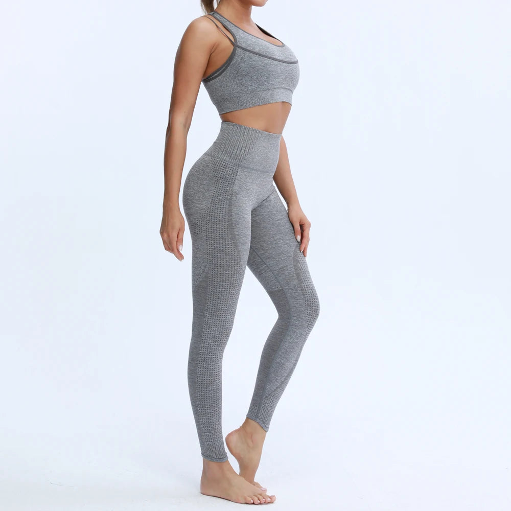 Nepoagym Women Curved Hem Seamless Leggings with Butt Scrunch