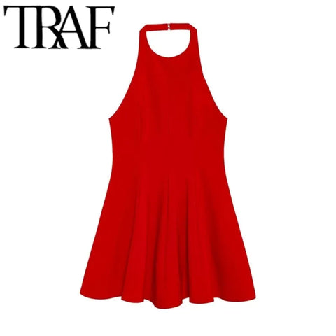 TRAF 2025 Mouwloze midi-jurk voor dames