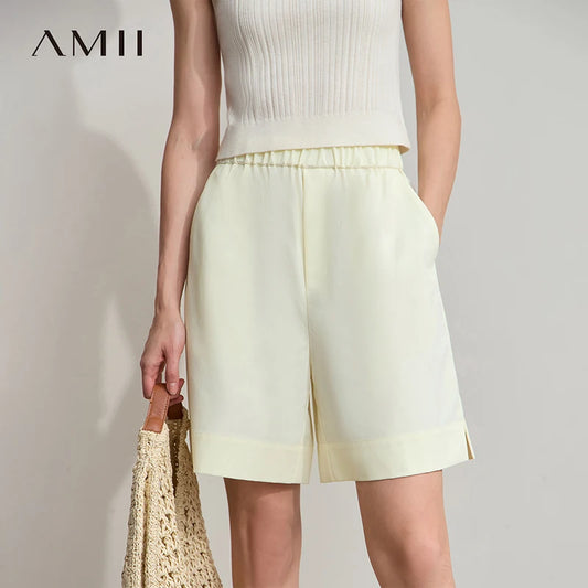 Amii Women's Minimalist Summer Shorts