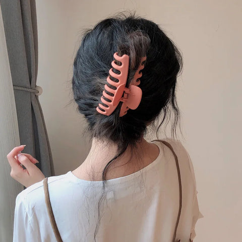 2025 Koreaanse grote haarklemmen - elegante, gematteerde acryl haarspelden voor vrouwen en meisjes 