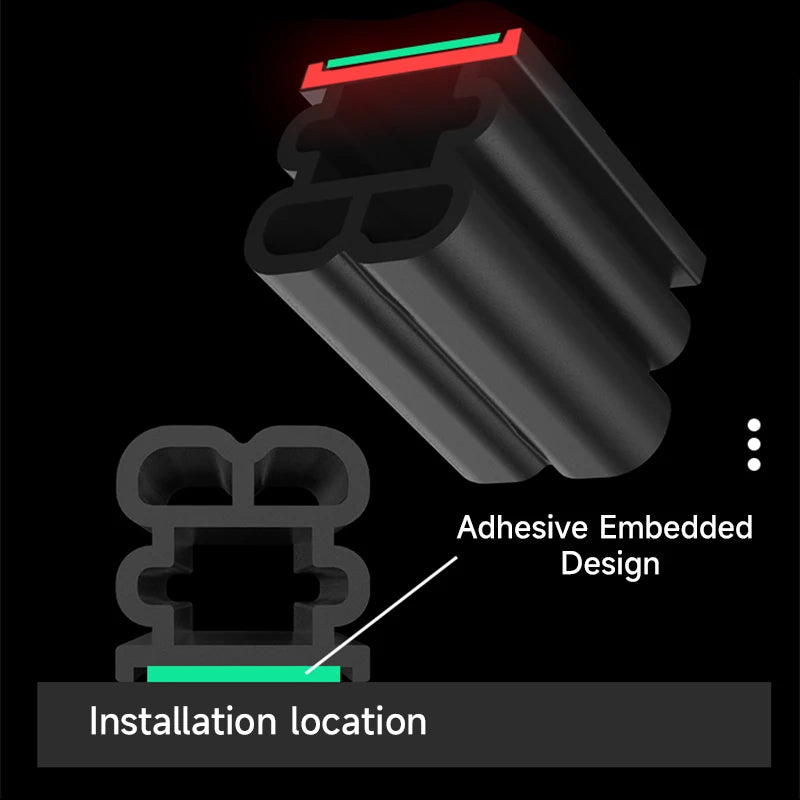 SEAMETAL Car Door Rubber Seal Strip
