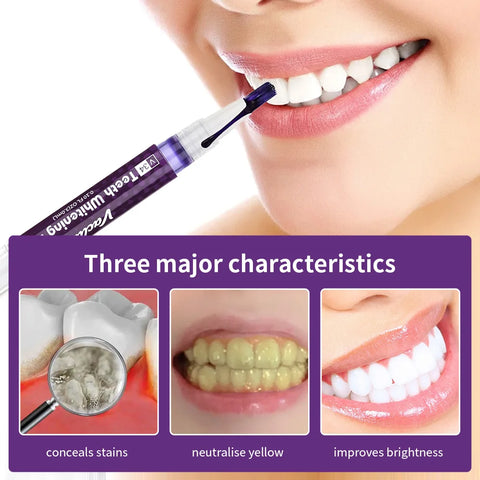 Vaclav V34 Purple Teeth Whitening Gel Pen