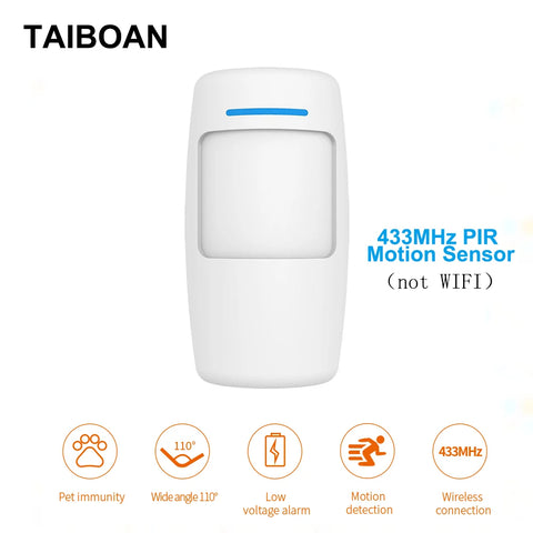 TAIBOAN 433MHz PIR Motion Sensor