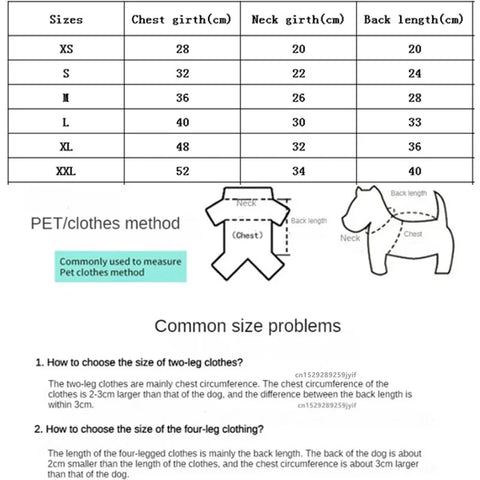 Winter Warm Dog Coat Jacket for Small Dogs - Windproof Padded Pet Clothing