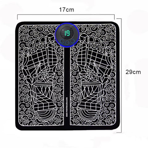 Electric Foot Massager Pad for Relaxation and Recovery - Ideal for Home and Outdoor Use