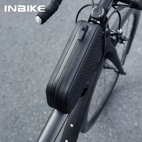 INBIKE Slim Front Frame Top Tube Bag - Waterproof Bicycle Handlebar Bag for Mountain and Road Bikes