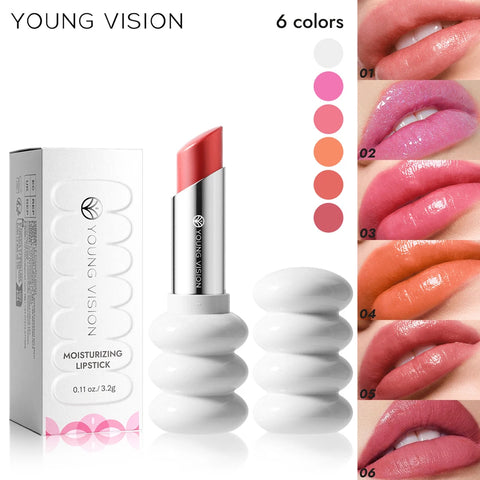 YOUNG VISION 6 Colors Fine Shimmer Lipstick