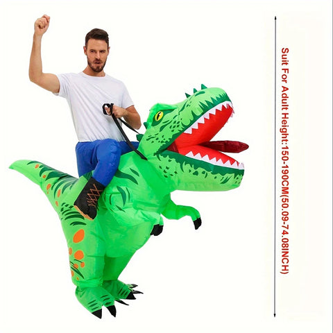 Inflatable T-Rex Dinosaur Costume for Adults