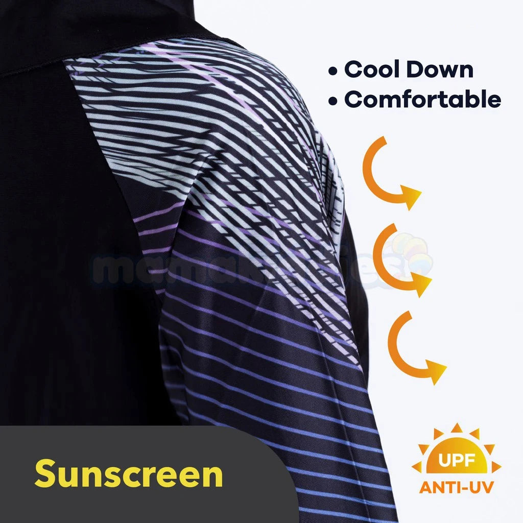 3-Piece Plus Size Modest Burkini Swim Set