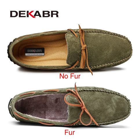 DEKABR Lässige Herrenschuhe aus echtem Leder 